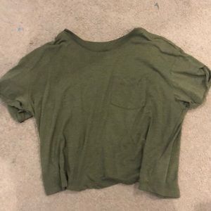Dark green crop top!